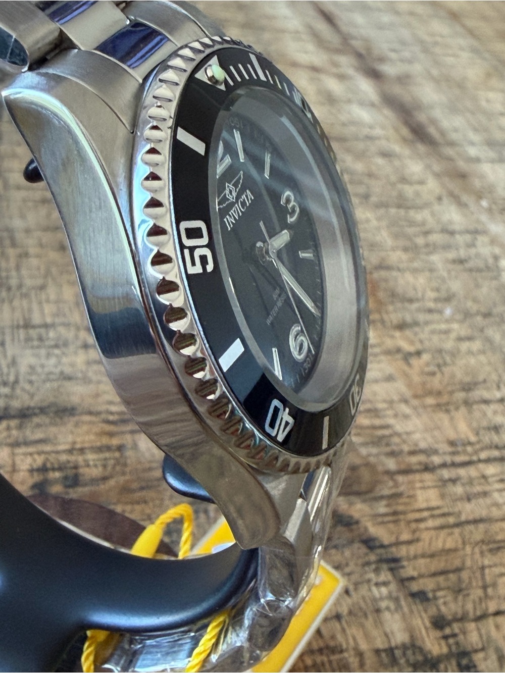 NEW Invicta Specialty Rowan Stainless Steel Dive Watch 40mm - Black Dial NIB! - Picture 4 of 9
